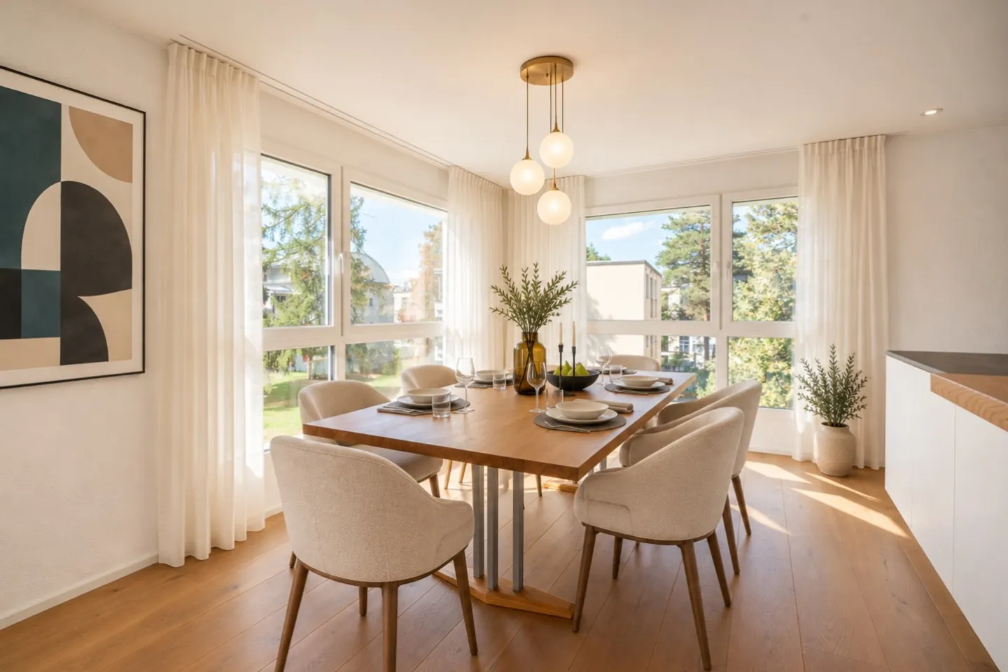 Annonce : Appartement moderne de 4,5 pièces avec grand balcon - Photo 3 sur 10