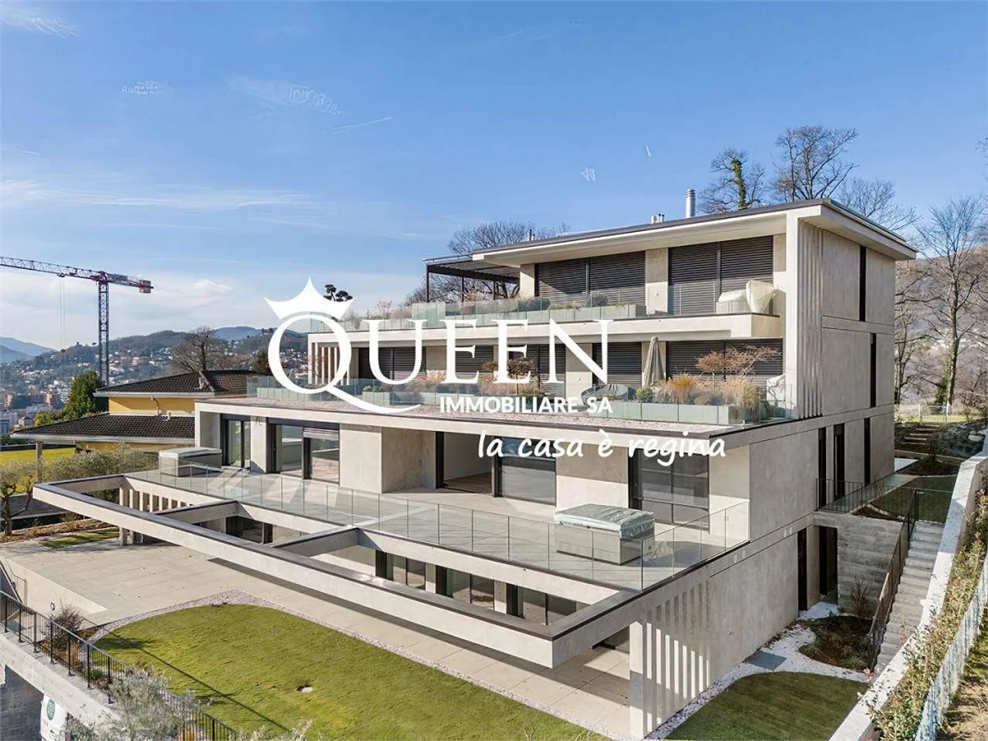 Massagno: luxurious 5.5-room apartment with lake view - Residence - Photo 13 of 13