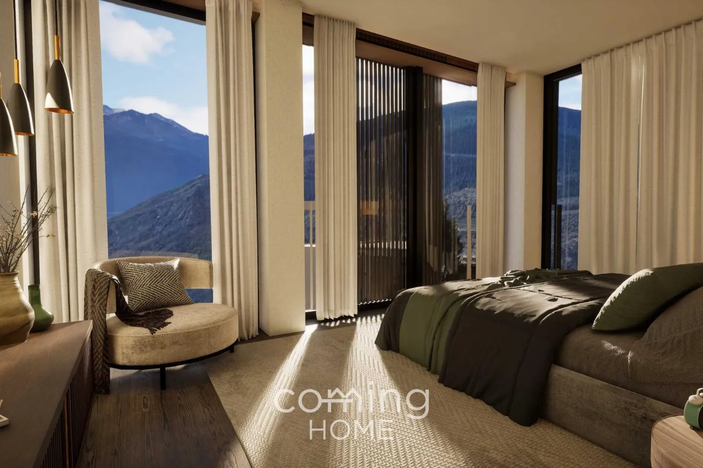 Modern new-build detached house in a sunny hillside location with lift and mountain views in Eggerberg - Photo 6 of 11