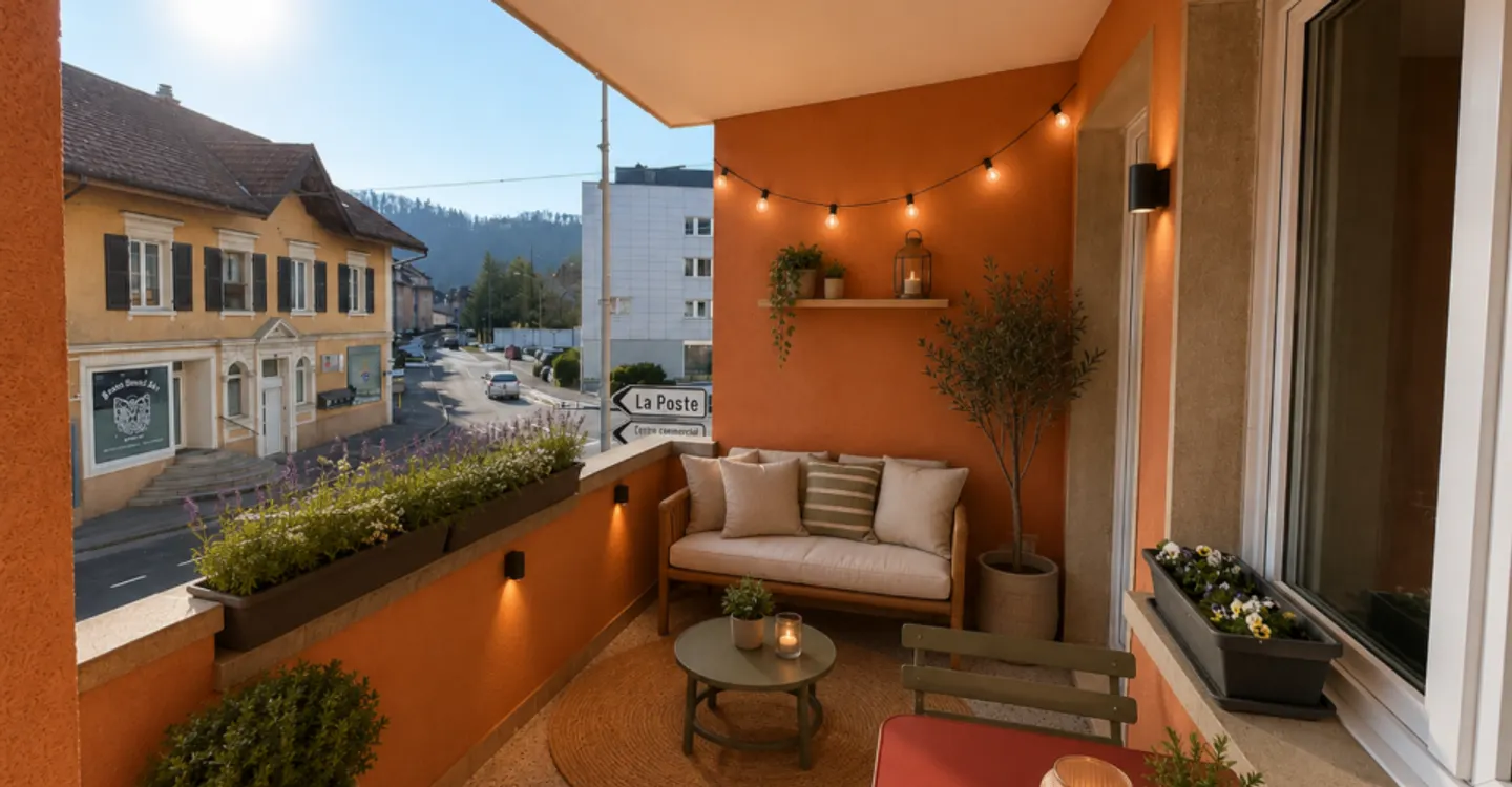 Tavannes, beautiful 3-room apartment on the 1st floor with balcony - Photo 12 of 12