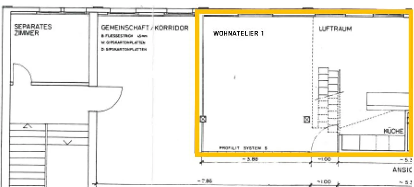 Atelier résidentiel au pied du château de Burgdorf - Photo 2 sur 3