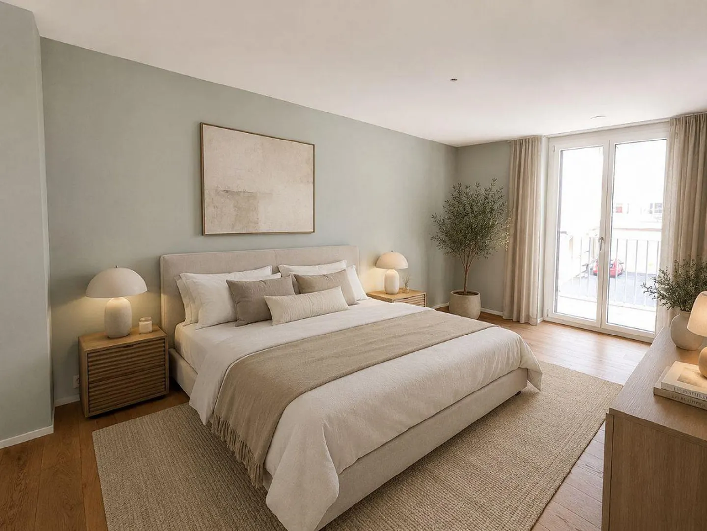 Modernes Apartment mit Balkon - Foto 3 von 7
