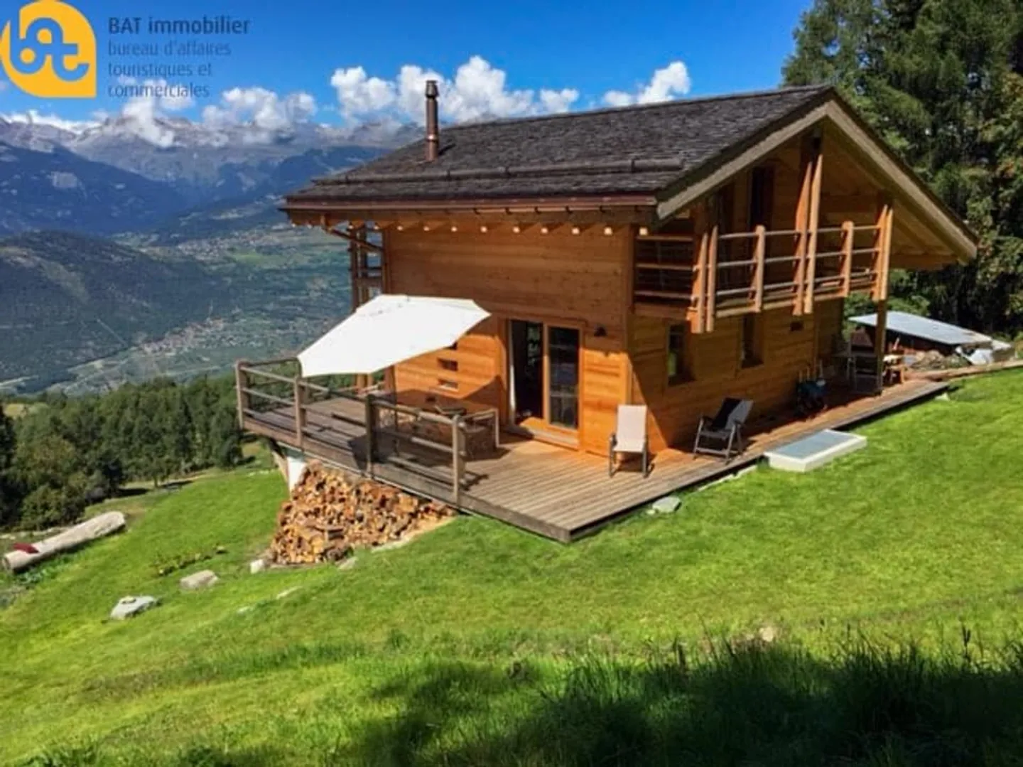 Ferienvermietung - Wunderschönes Chalet in Nax - Foto 1 von 13