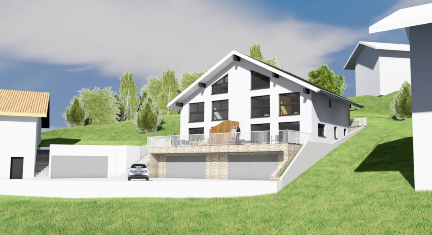 Zeitgenössische Villa mit Panoramablick - Foto 7 von 7