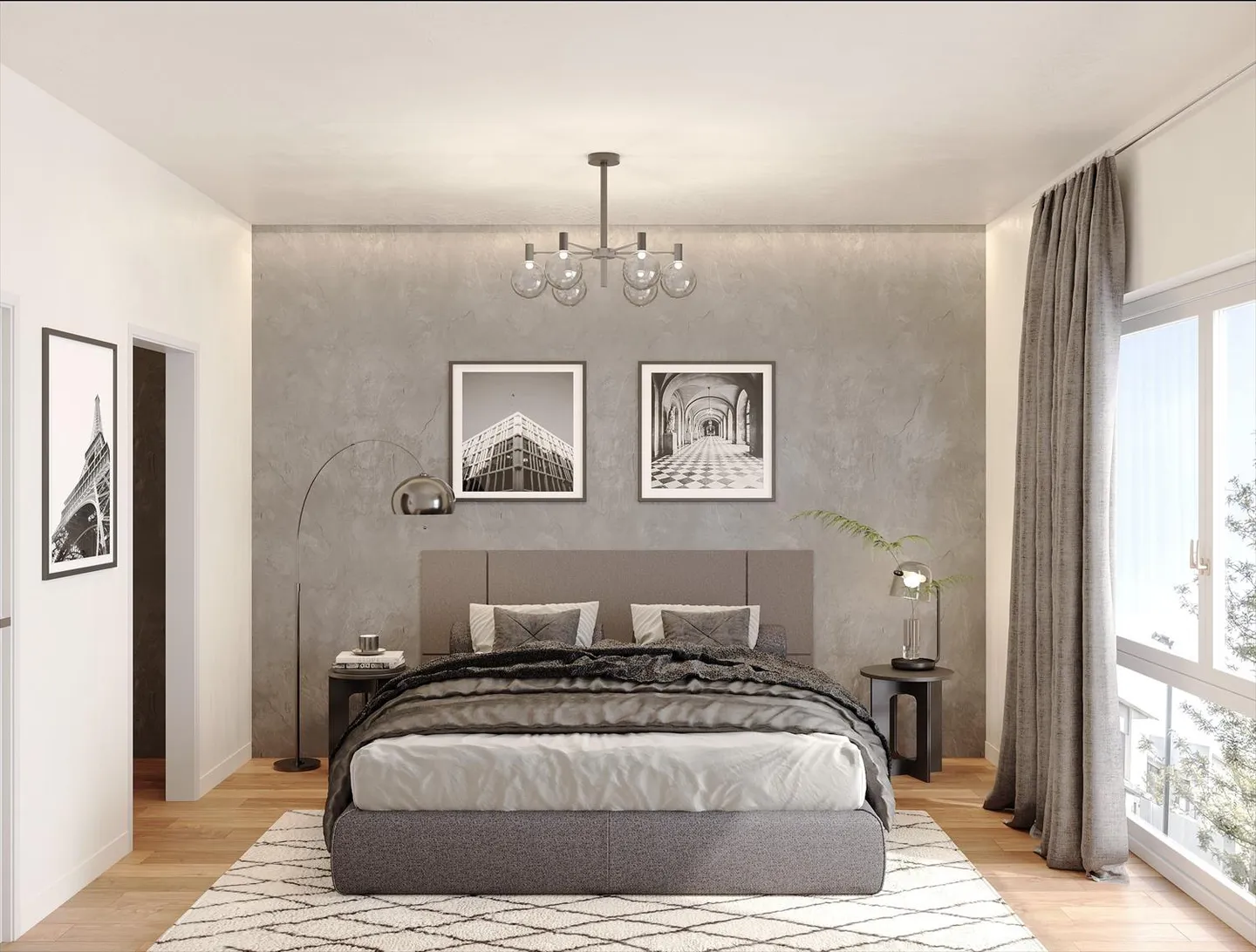 Zeitgenössische Villa mit Panoramablick - Foto 3 von 7