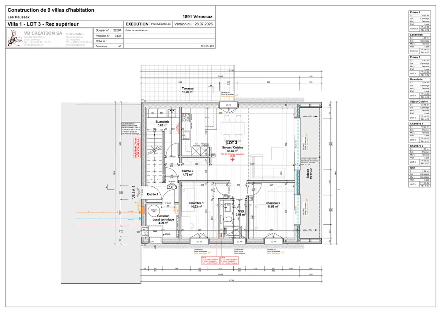 Bell'appartamento di 3,5 stanze a Vérossaz - Foto 9 di 10