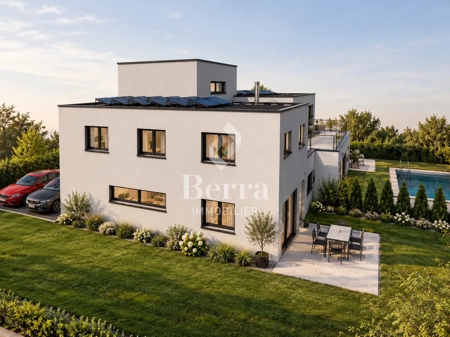 Zwillingsvilla nach Plänen - Ruhe, Komfort und Modernität in Collombey - Foto 1 von 3
