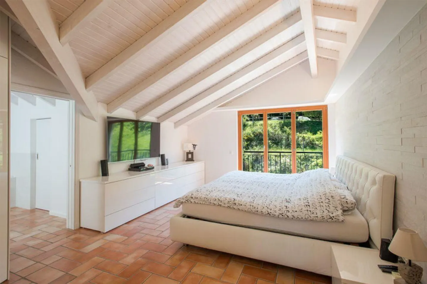 Montagnola, Collina d'Oro: Attico vista lago, 4.5 locali - Foto 9 di 10
