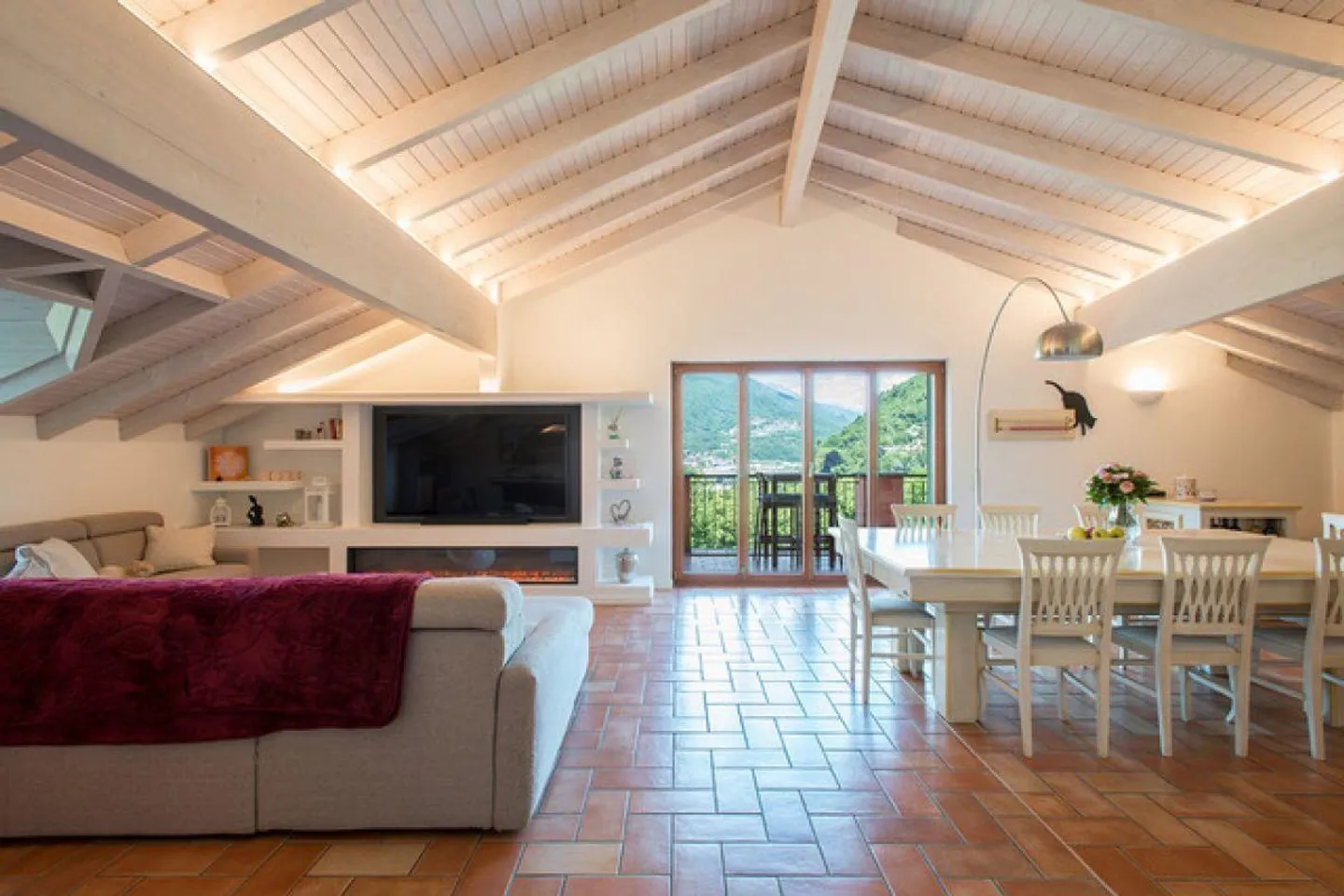 Montagnola, Collina d'Oro: Attico vista lago, 4.5 locali - Foto 2 di 10