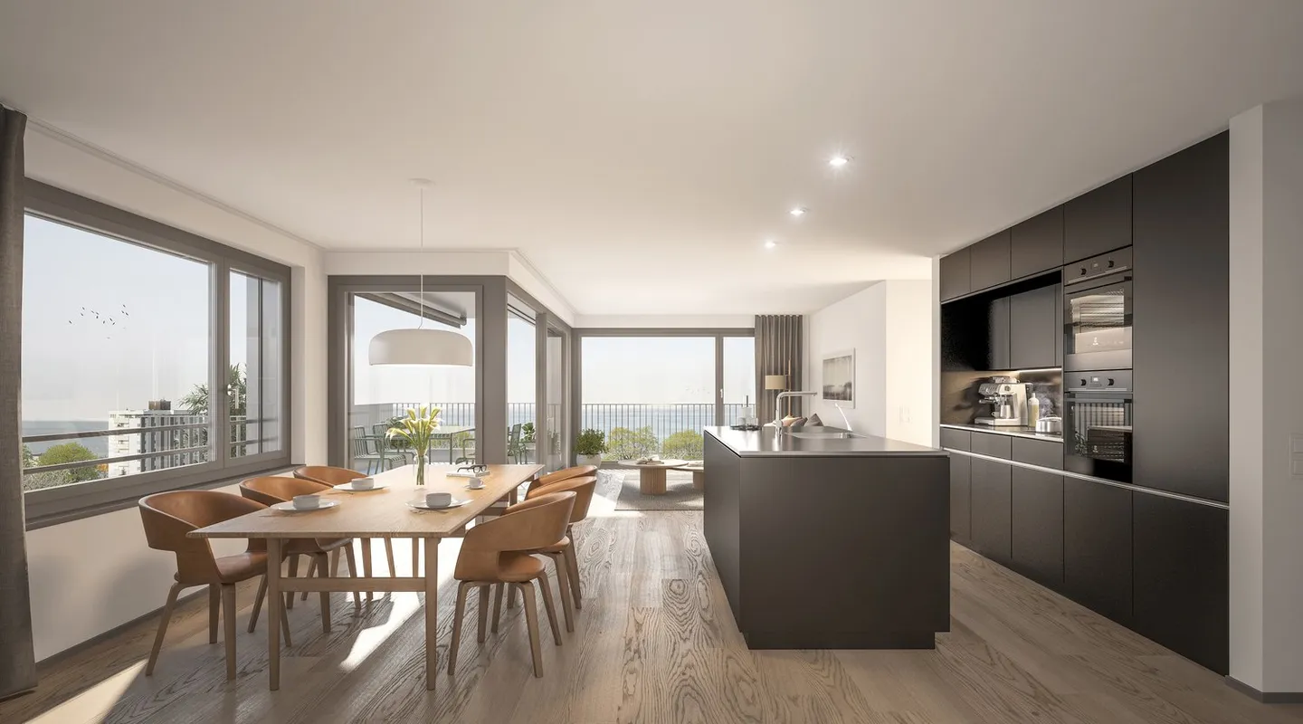 3.5 Zimmer Eigentumswohnung mit Seesicht - Foto 3 von 9