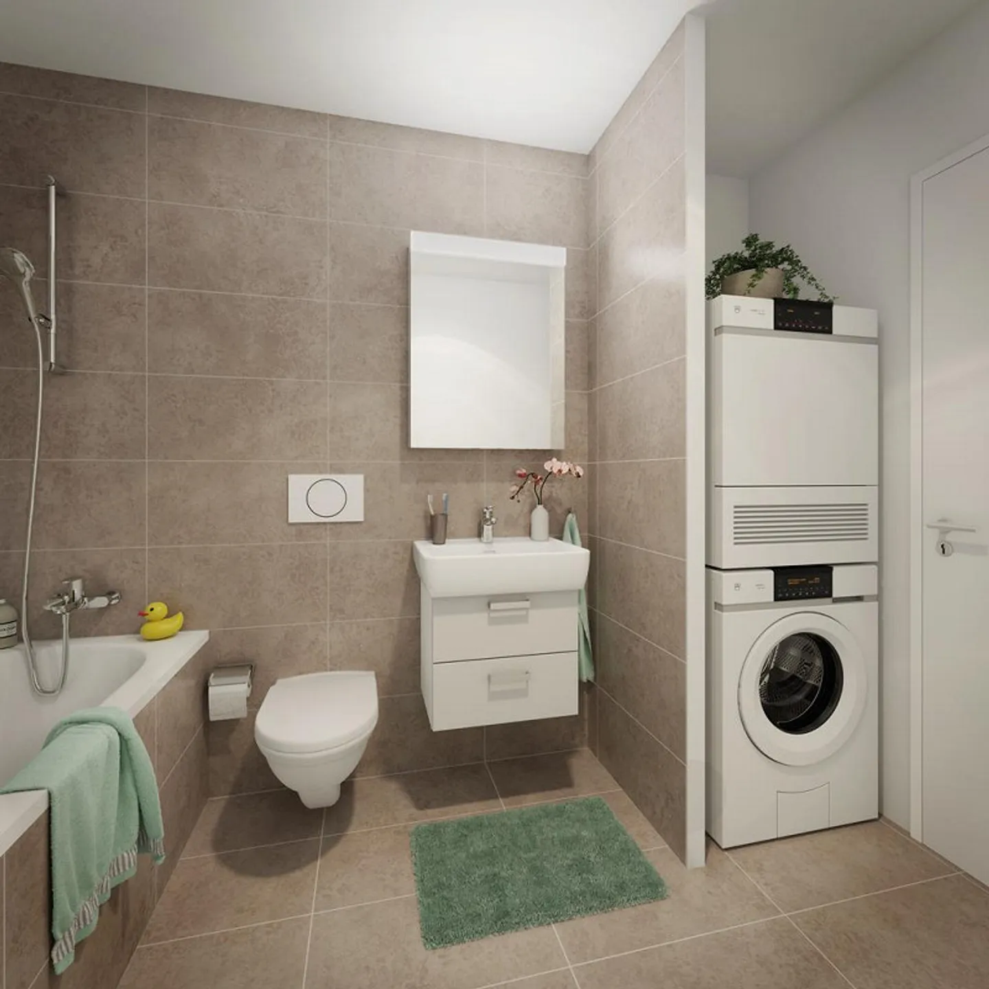 Modernes Apartment im Weltpost Park - Foto 3 von 4