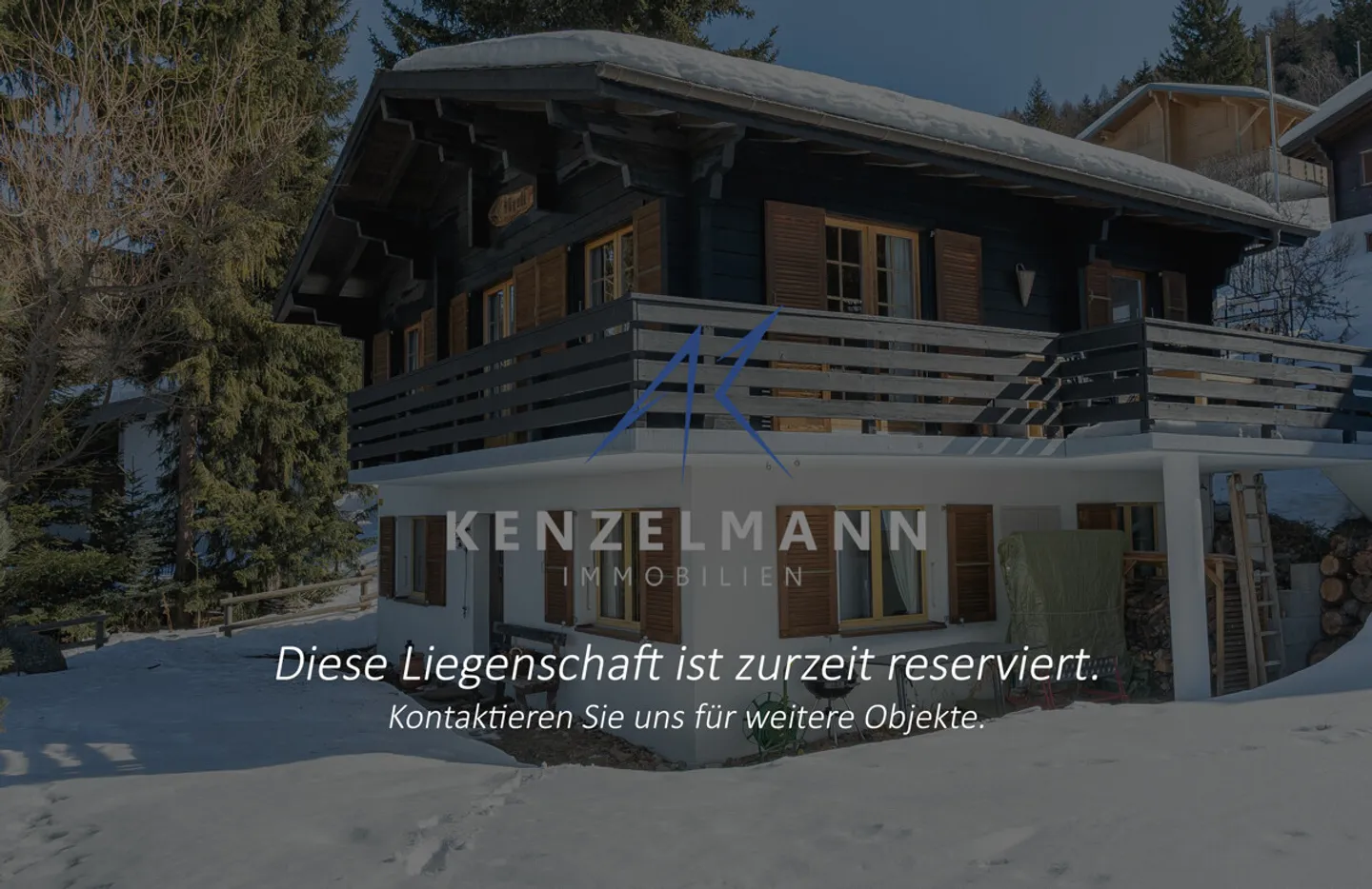 Charmant chalet avec vue à Bürchen - Photo 1 sur 8