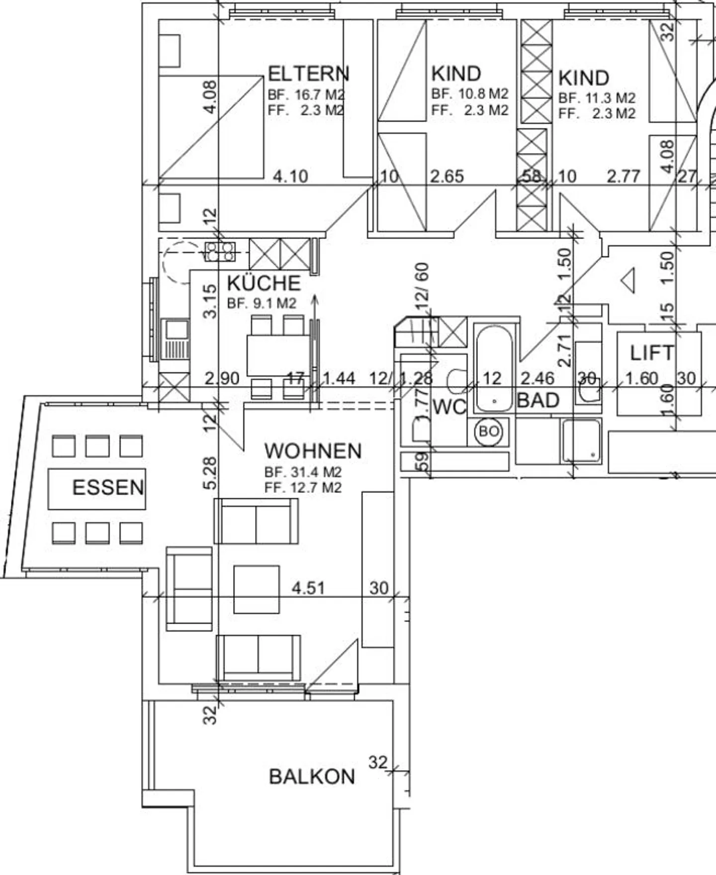 Renovated apartment in a child-friendly environment - Photo 9 of 9