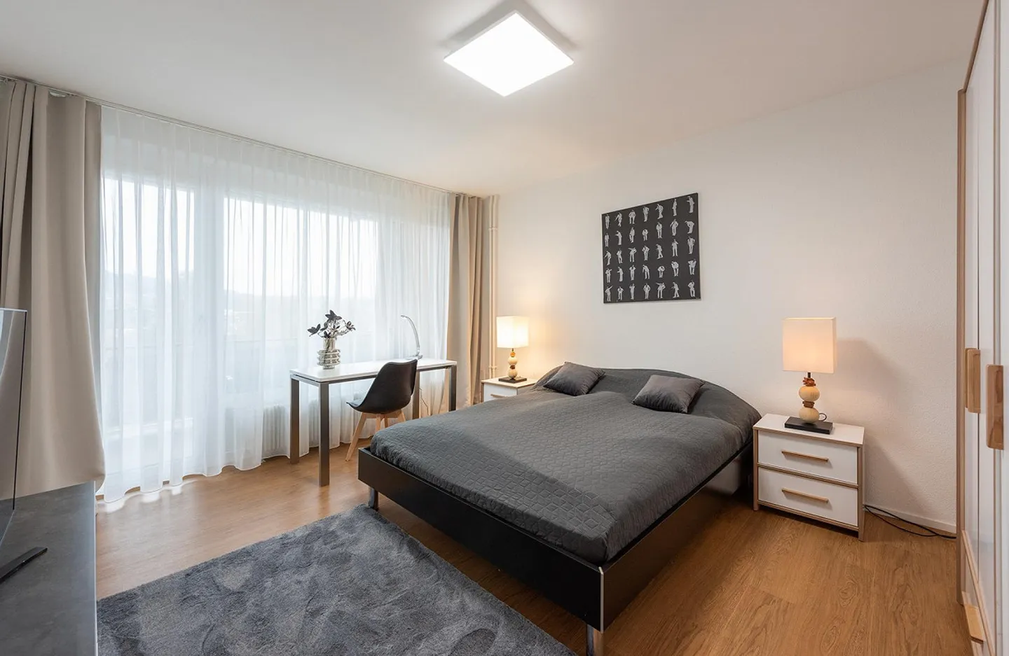 Camera arredata in appartamento condiviso per 2 persone - Foto 1 di 7