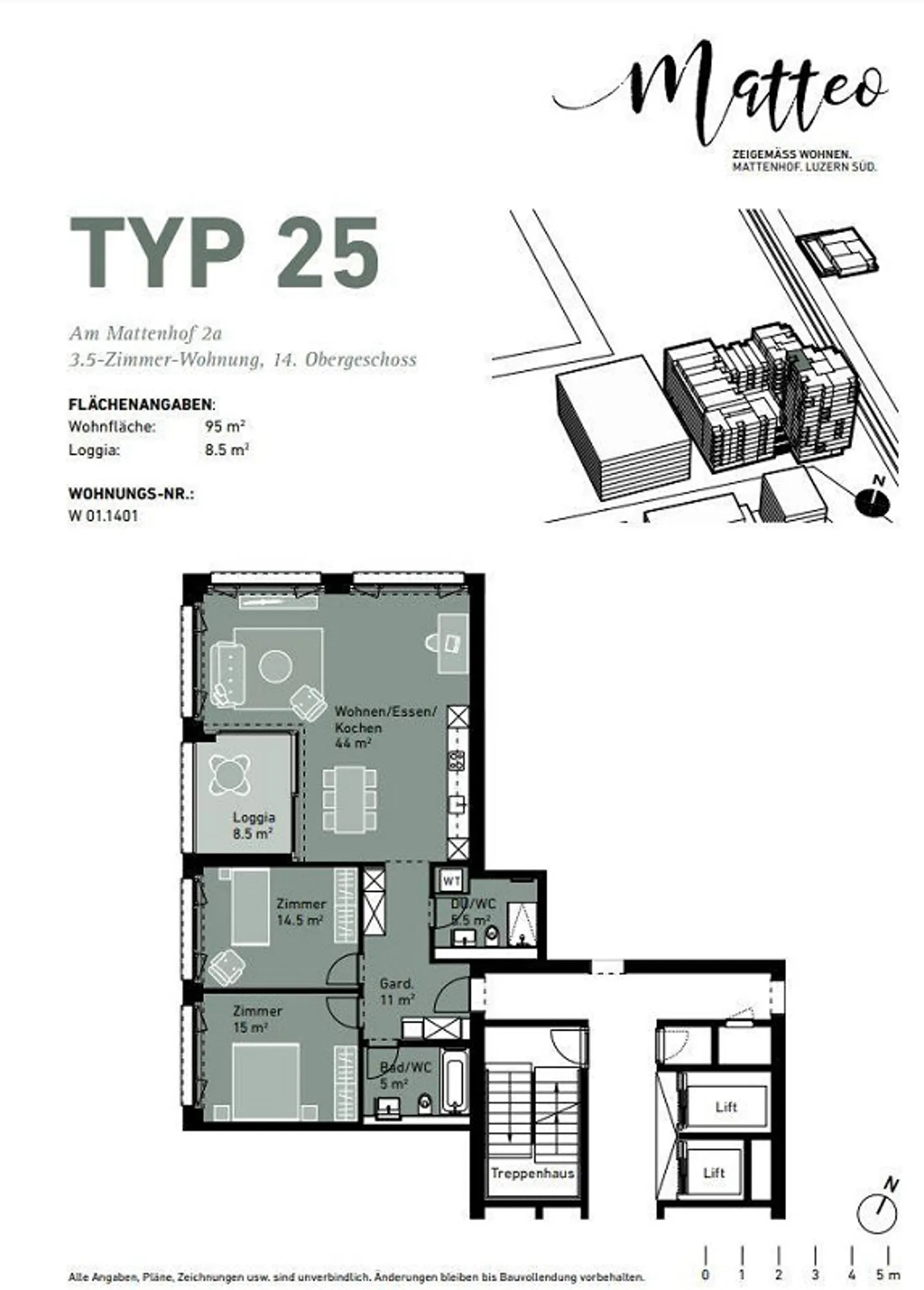 Living in MATTEO - Bright apartment with great views for rent! - Photo 6 of 6