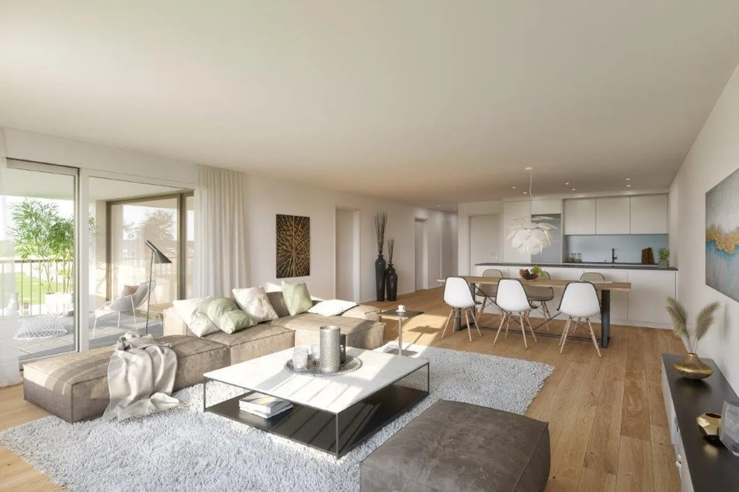 Nouveaux appartements de 3,5 pièces; Maintenant, façonnez l'aménagement intérieur! - Photo 2 sur 6