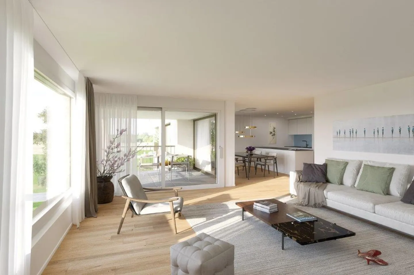 Nouveaux appartements de 3,5 pièces; Maintenant, façonnez l'aménagement intérieur! - Photo 5 sur 6