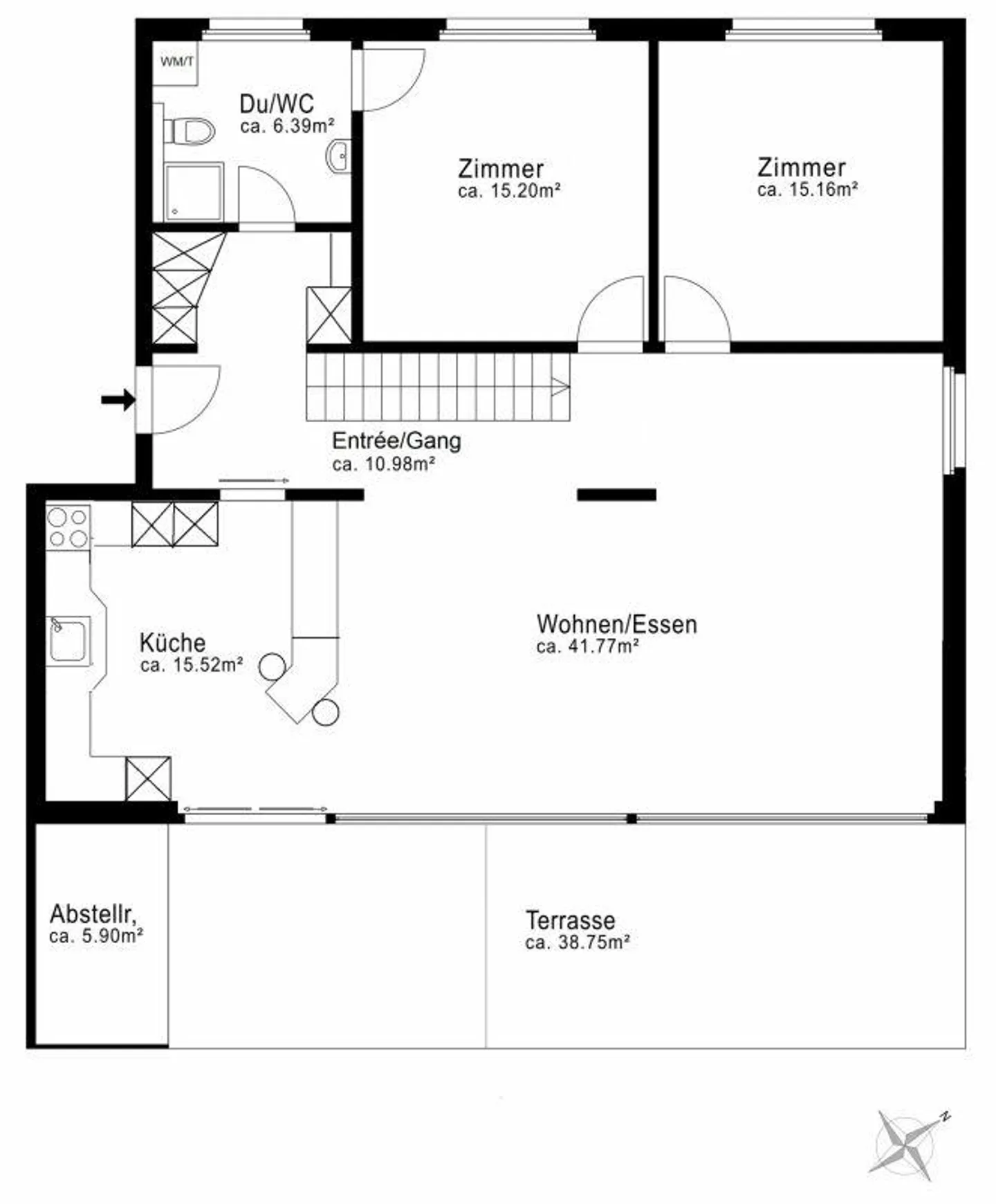 Geräumige Maisonette am See - Foto 11 von 12