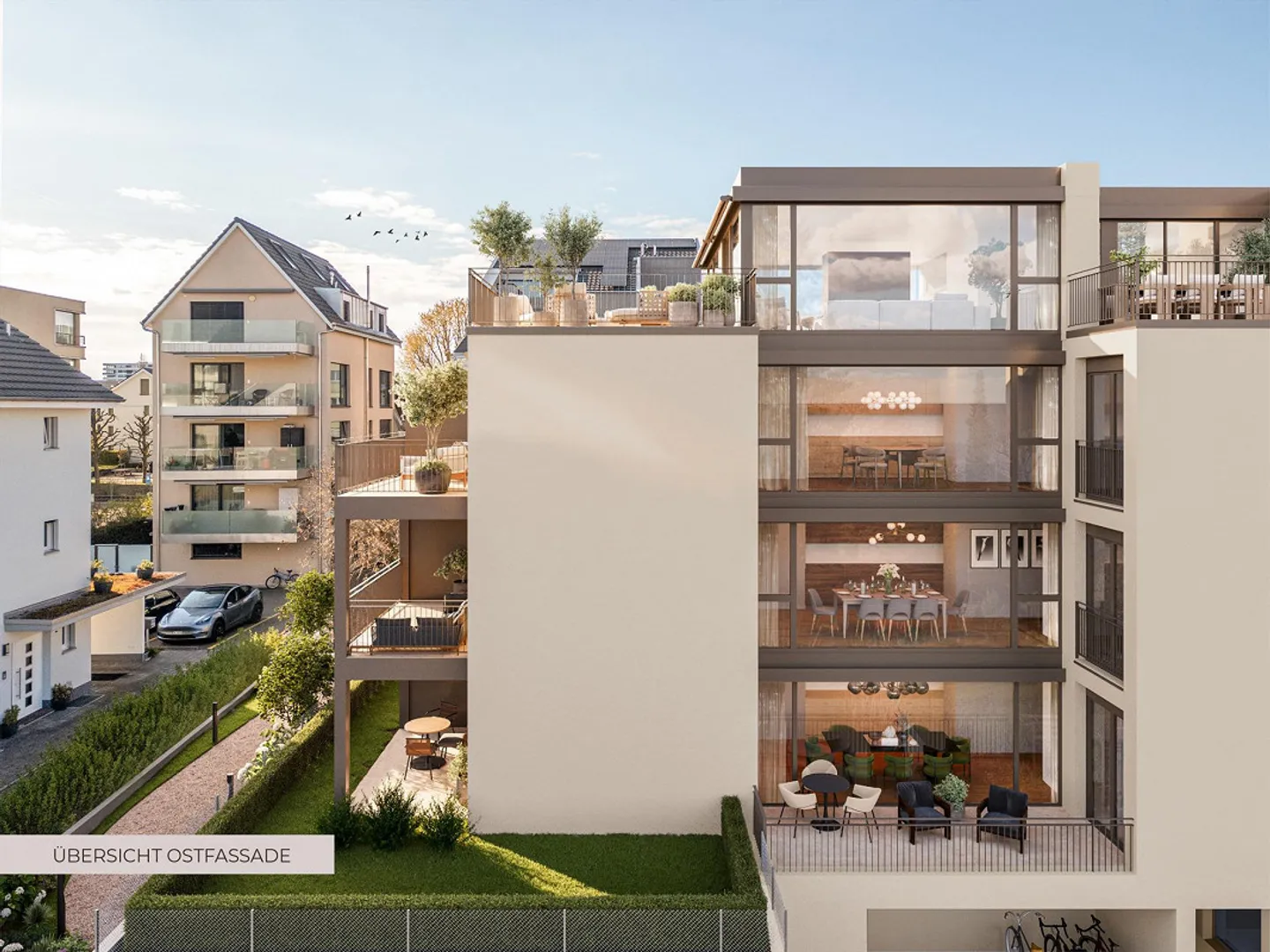 Nuovo progetto di costruzione ad Allschwil: appartamento di 3,5 locali con giardino - Foto 6 di 9