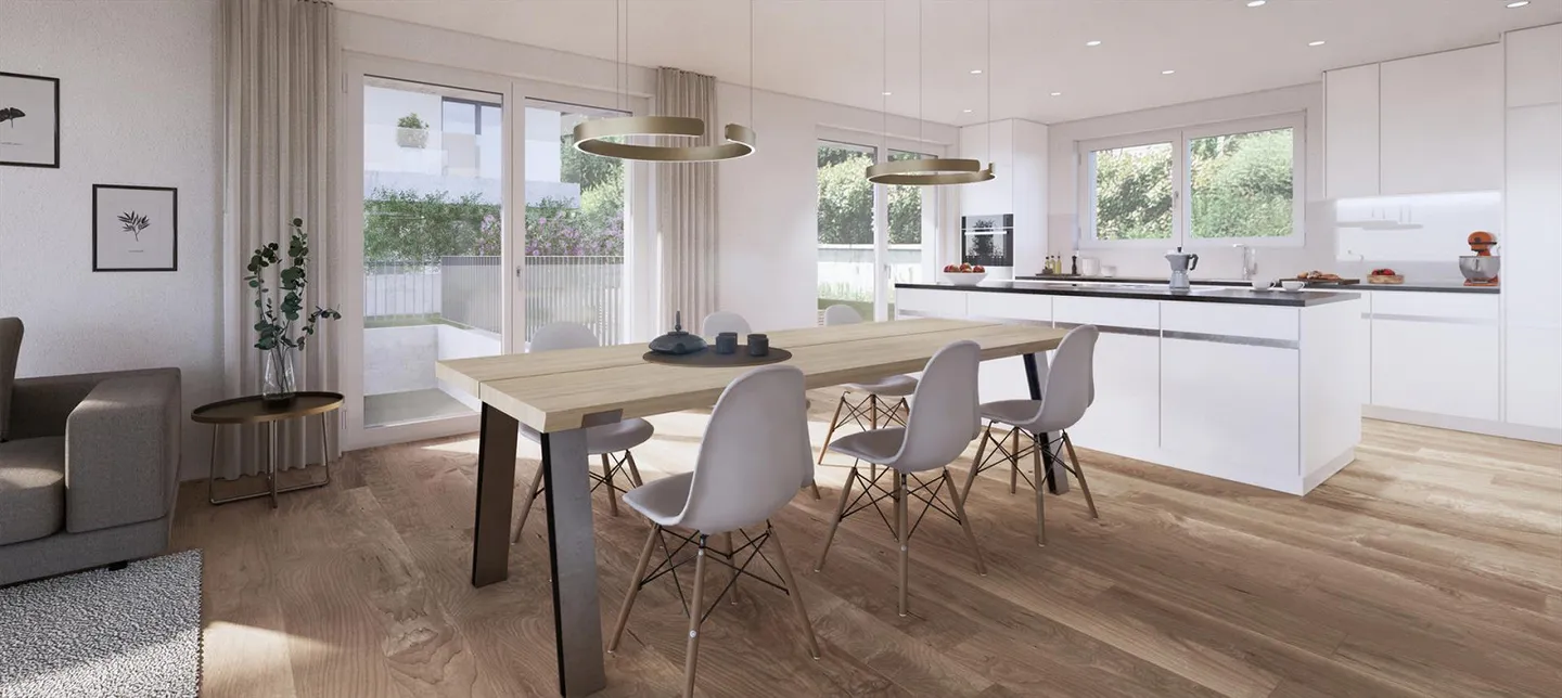 Neubauwohnungen Chur – 4½ Zimmer, Erstbezug 2026, ruhige zentrale Lage - Photo 1 of 2