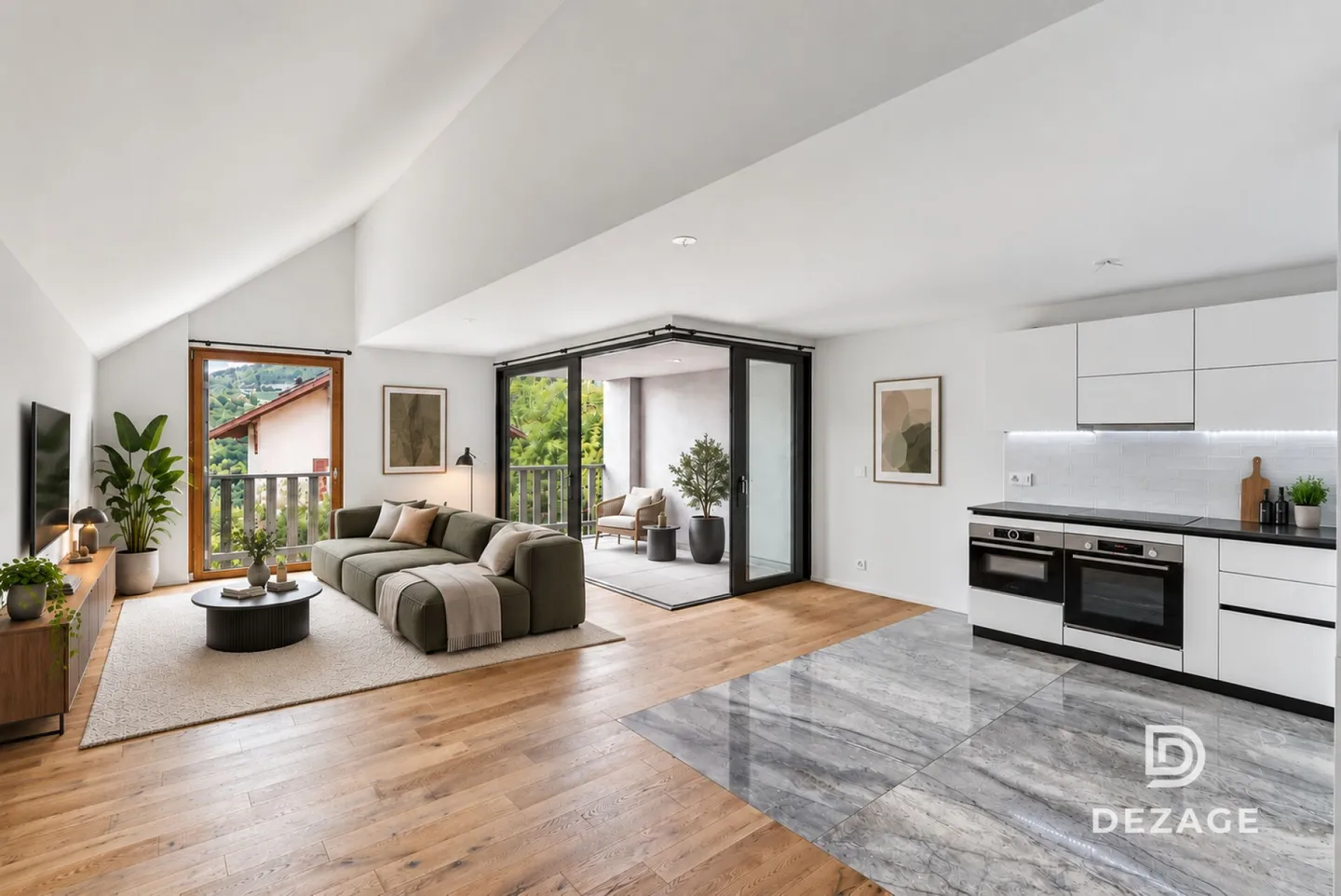 Magnificent modern duplex in the heart of the village of Bassins - Photo 3 of 15