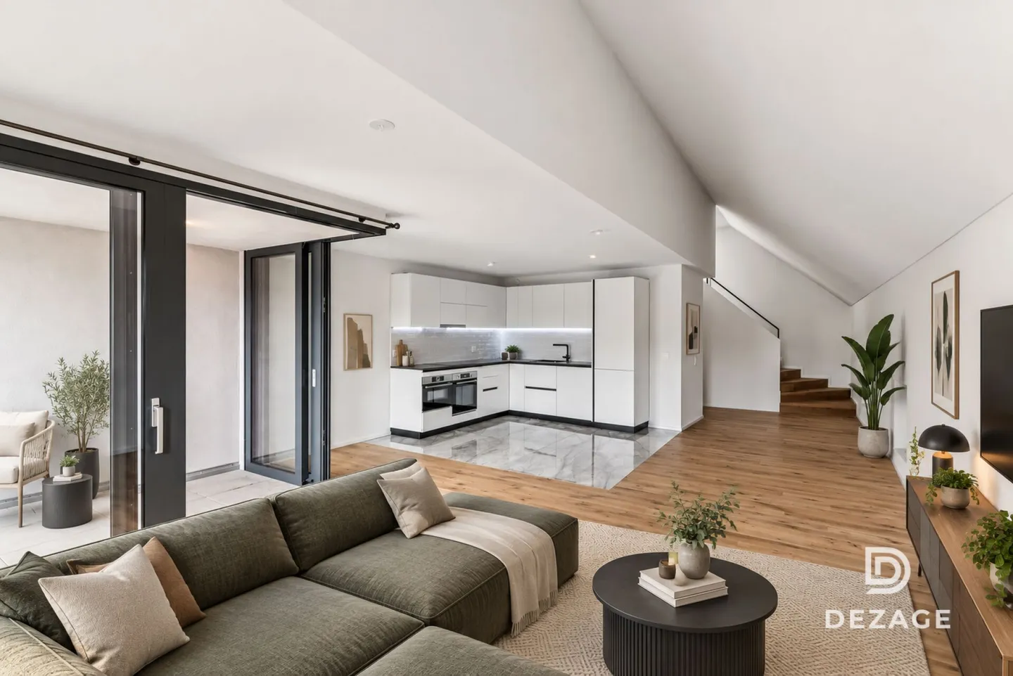 Magnificent modern duplex in the heart of the village of Bassins - Photo 5 of 15