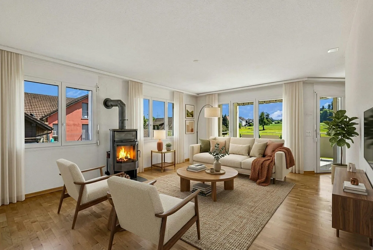 Appartement en copropriété de 4½ pièces avec vue dégagée et salle de loisirs - Photo 1 sur 13
