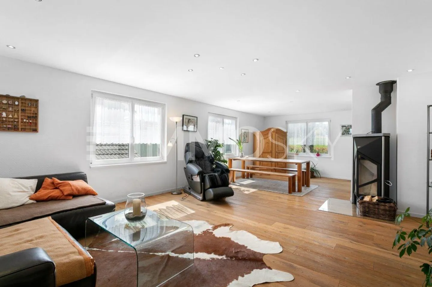 Maison de campagne spacieuse avec vue imprenable - avec piscine - Photo 3 sur 5