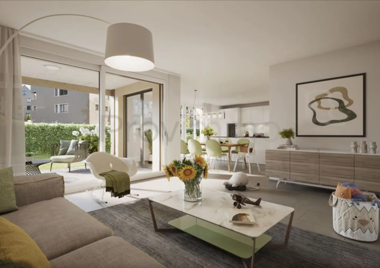 Modernes Apartment in Boswil - Foto 7 von 8