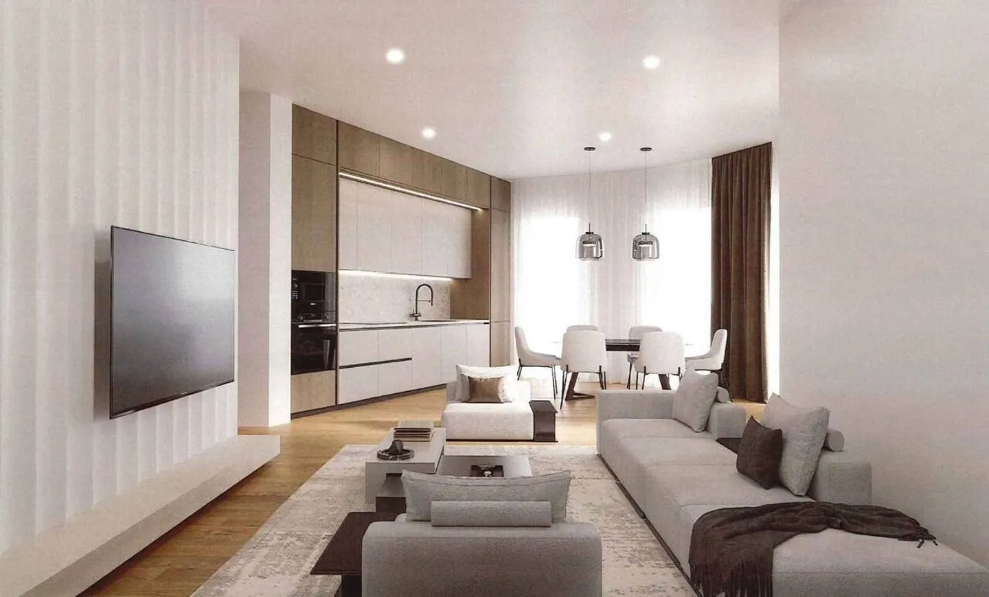 Lot 5: 3.5-room apartment of 80 m² + balcony of 19.3 m² - Photo 5 of 9