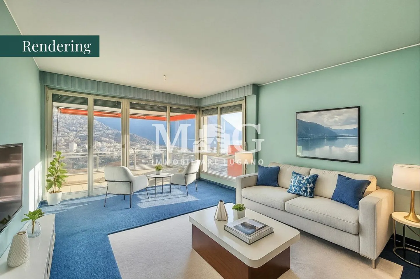 Penthouse a Lugano con vista lago - Foto 1 di 7