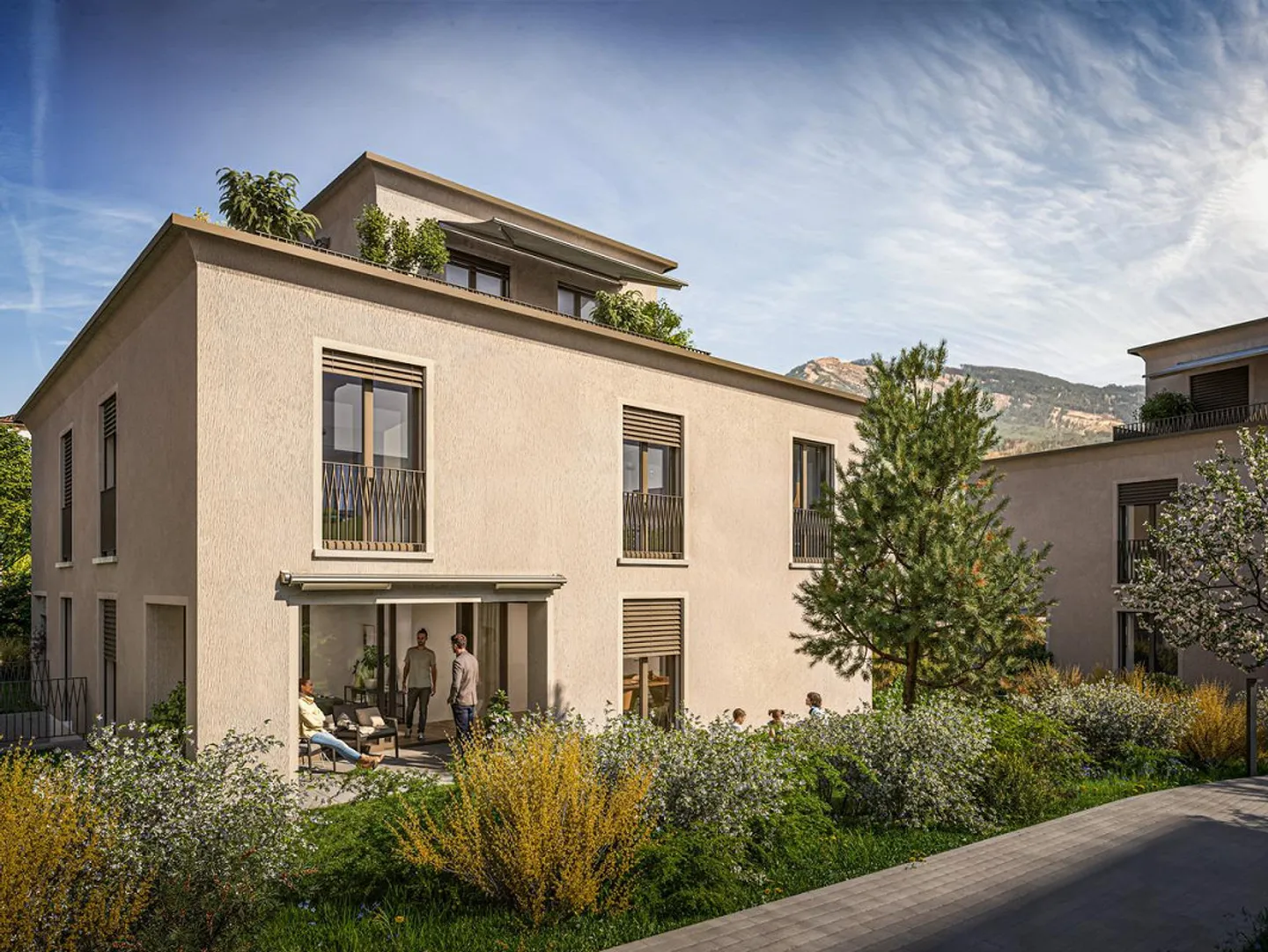 Goldau Living : dernière maison jumelée de 4,5 pièces disponible - Photo 1 sur 3