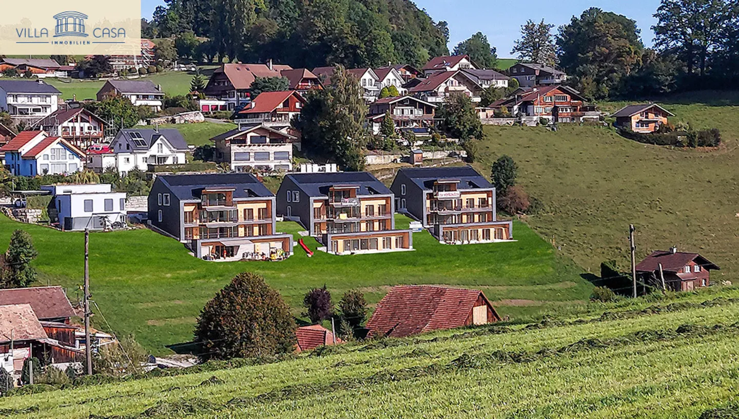 Penthouse moderne de 5,5 pièces avec vue sur la montagne à Riggisberg - Photo 11 sur 12
