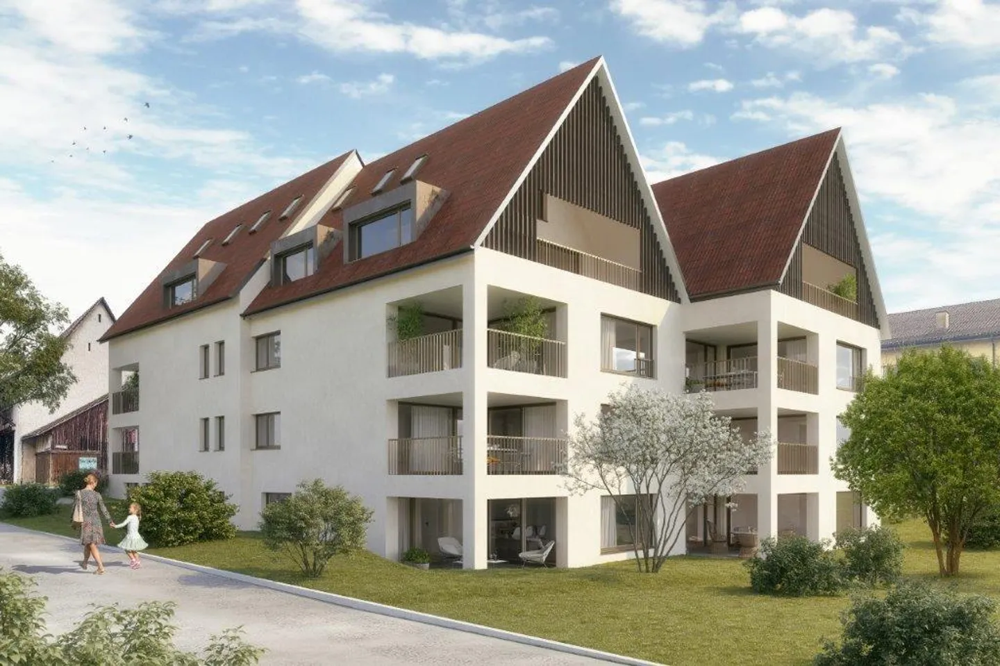 Neue 4.5-Zi Maisonette-Wohnung! Jetzt den Innenausbau noch mitgestalten! - Foto 1 von 6