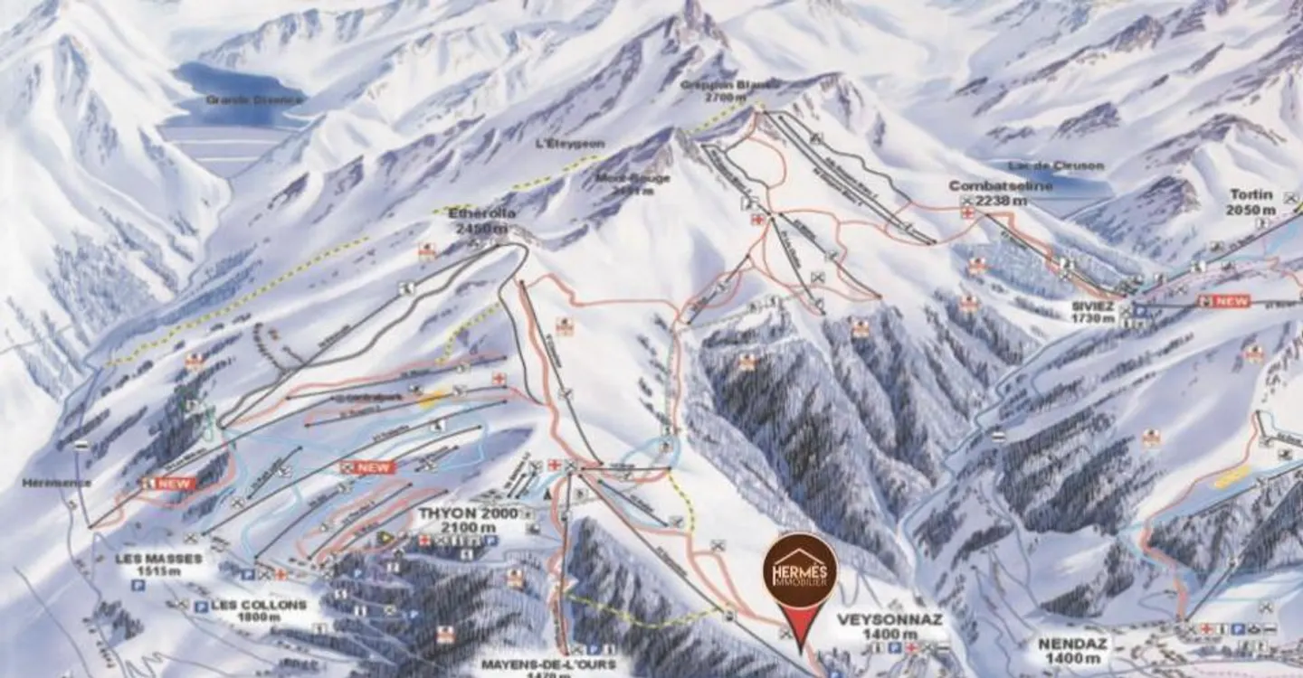 Superb Ski-In & Ski-Out apartment on the slopes of Veysonnaz - Photo 2 of 13