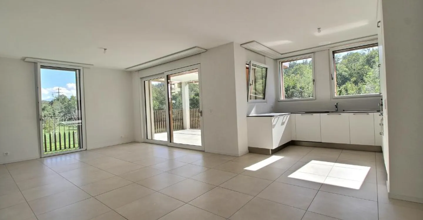 Magnificent 4.5 Zimmer mit Blick auf die Gérine! - Foto 1 von 11