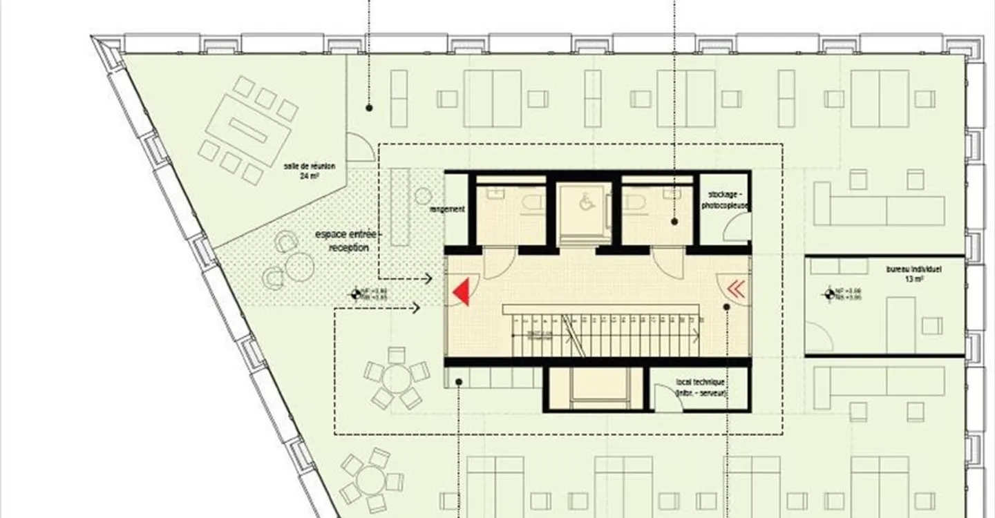 Bureaux modernes avec vue sur le lac - Photo 6 sur 8
