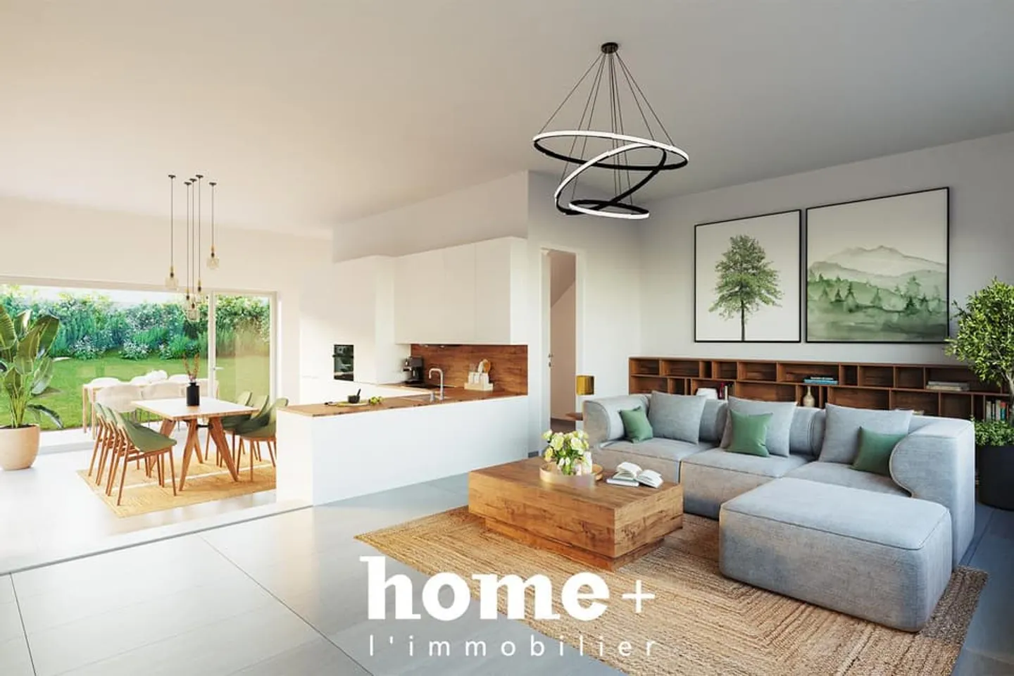 Magnificent new 5.5-room villa 3 km from the lake - Photo 4 of 9