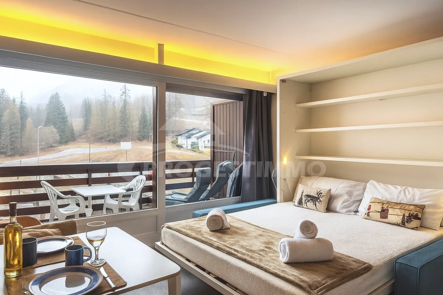 Rare opportunity: Furnished studio just steps from the lifts - Photo 2 of 13