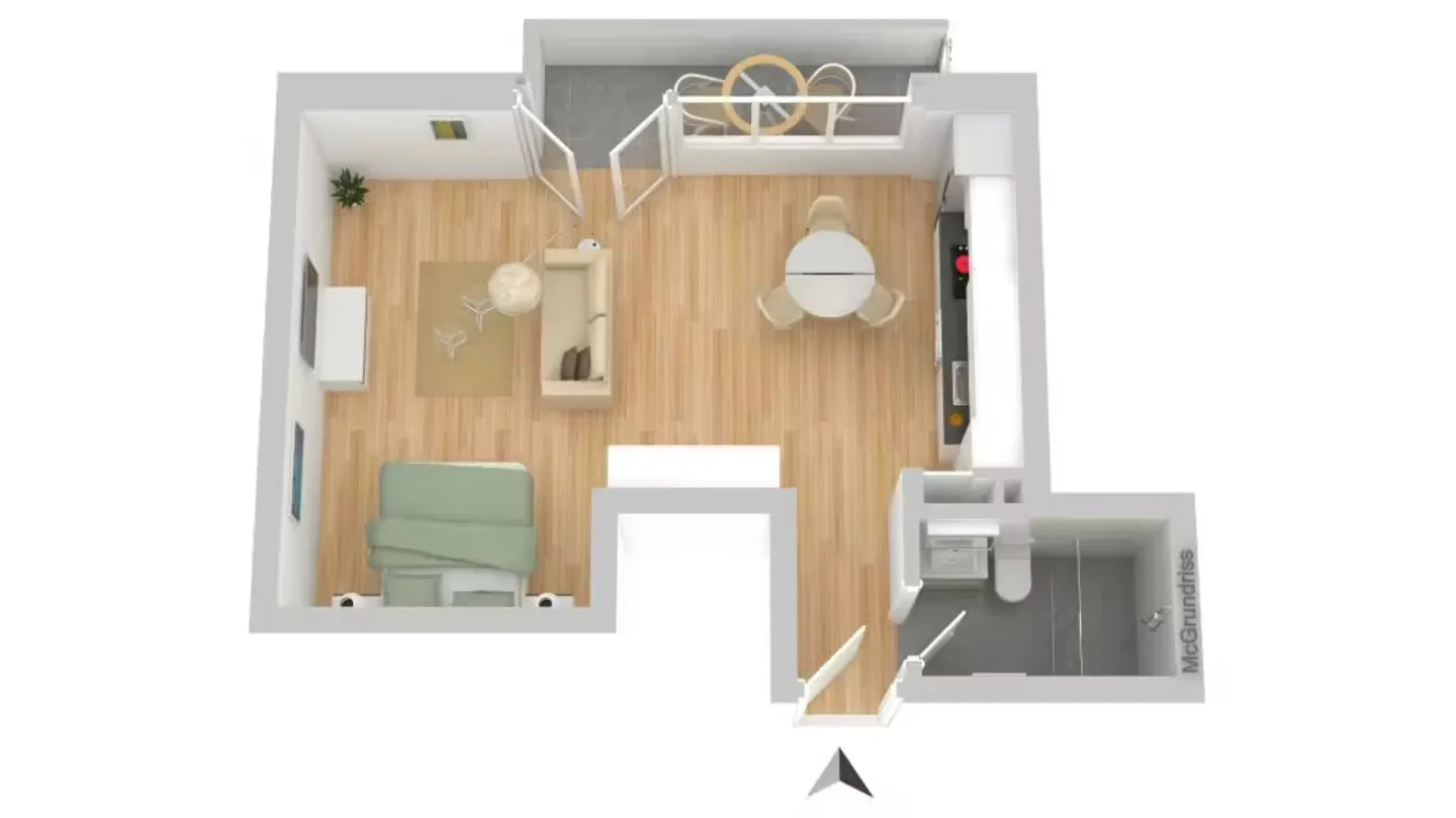 Apartment for rent - Photo 5 of 7