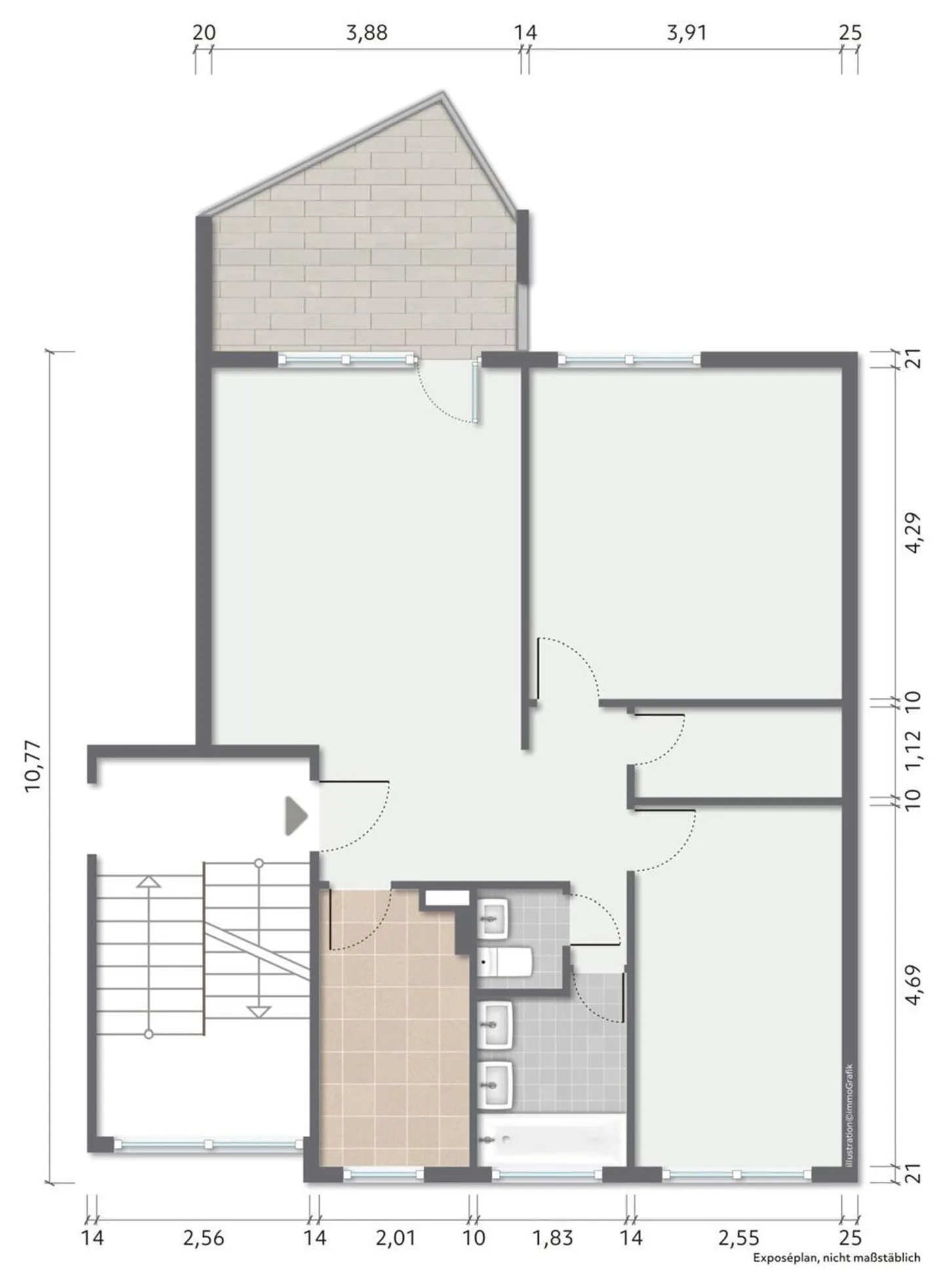 Renovierte Wohnung in Mönchaltorf - Foto 7 von 7