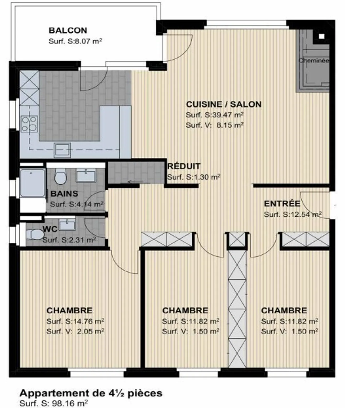 Magnifico appartamento a Belfaux - Foto 11 di 11