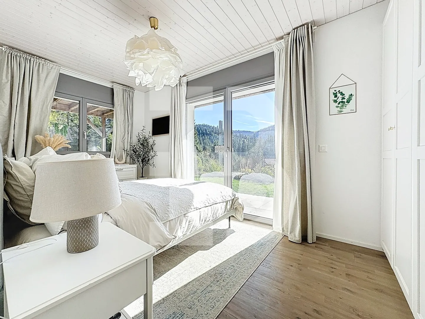 Magnifiziertes Chalet mit Aussicht, 3 Schlafzimmern und ausgebautem Dachboden - Photo 6 sur 8