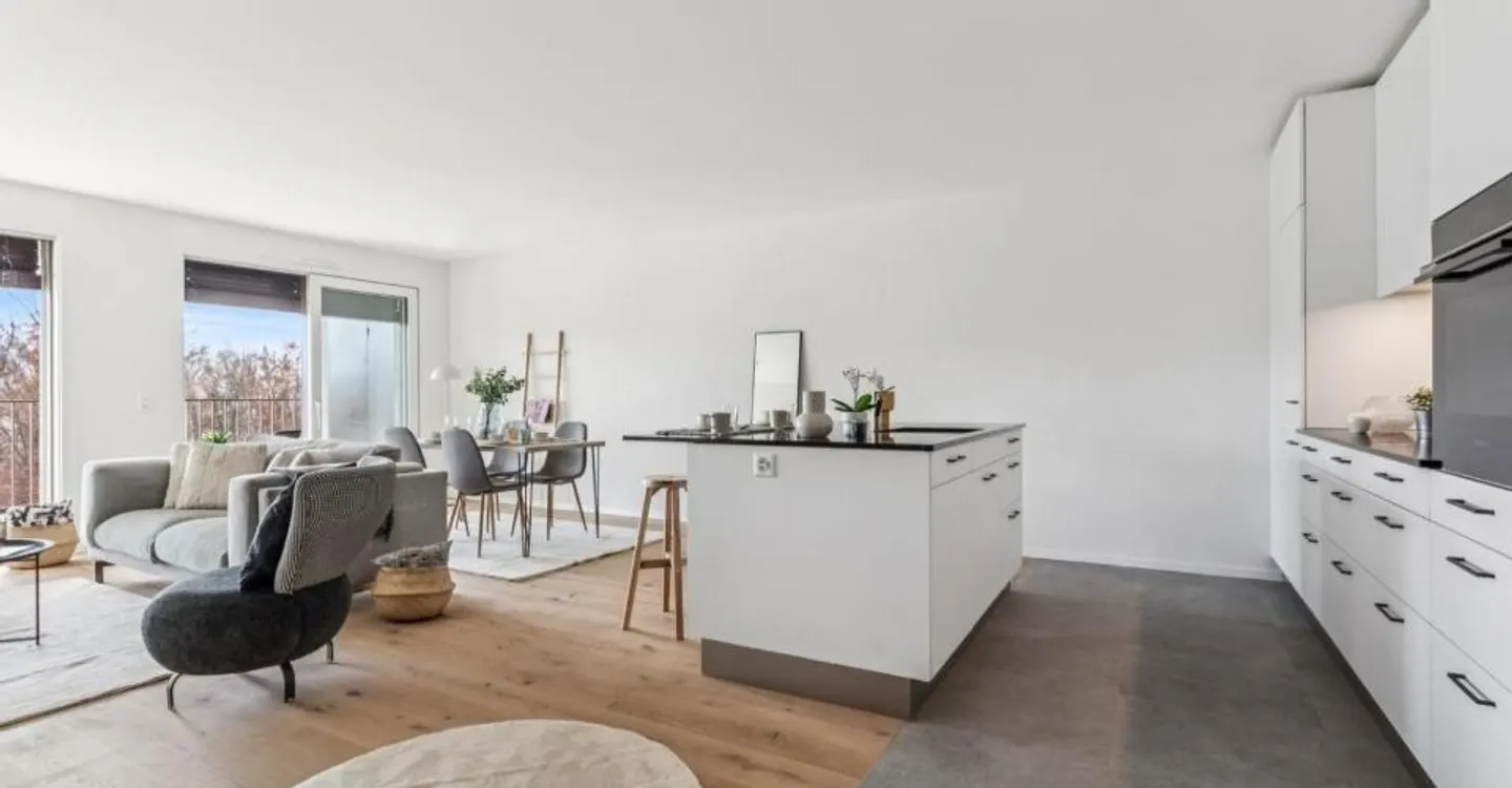 Appartement moderne avec vue alpine - Photo 2 sur 7