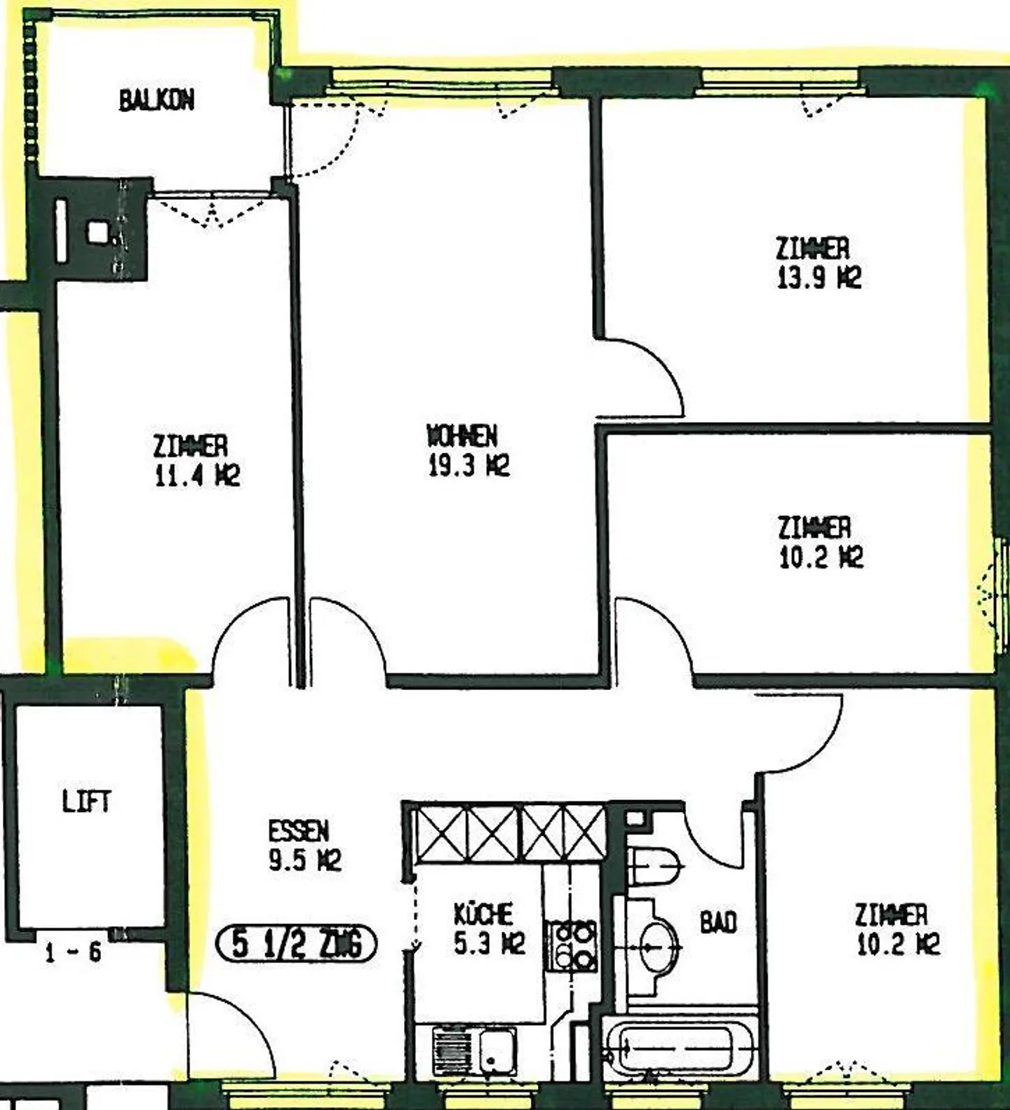 Appartement de 5.5 pièces à louer - Photo 8 sur 8