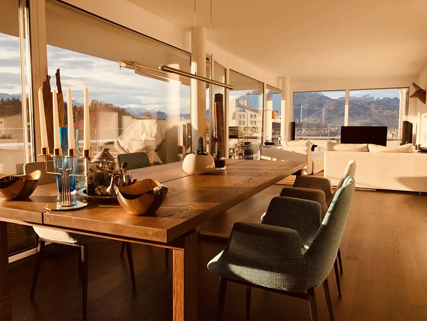 Attico 4,5 locali con vista sul lago e sulle montagne - Foto 4 di 12
