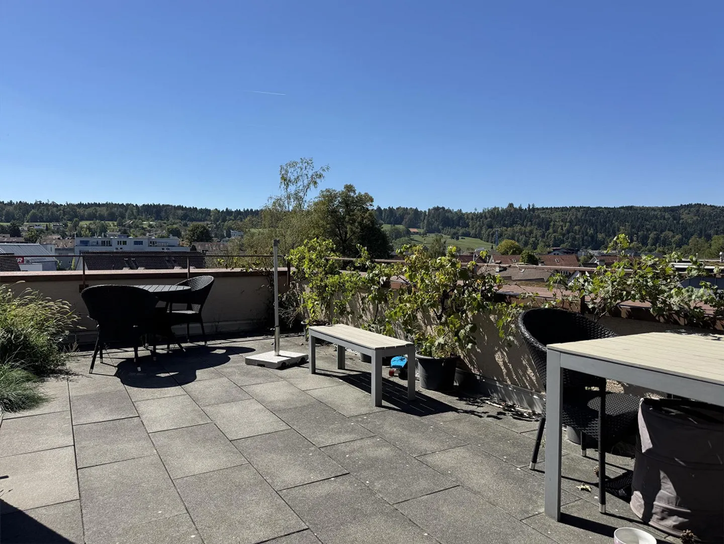 Above the rooftops: Sunny 3.5-room penthouse apartment with large terrace - Photo 12 of 13