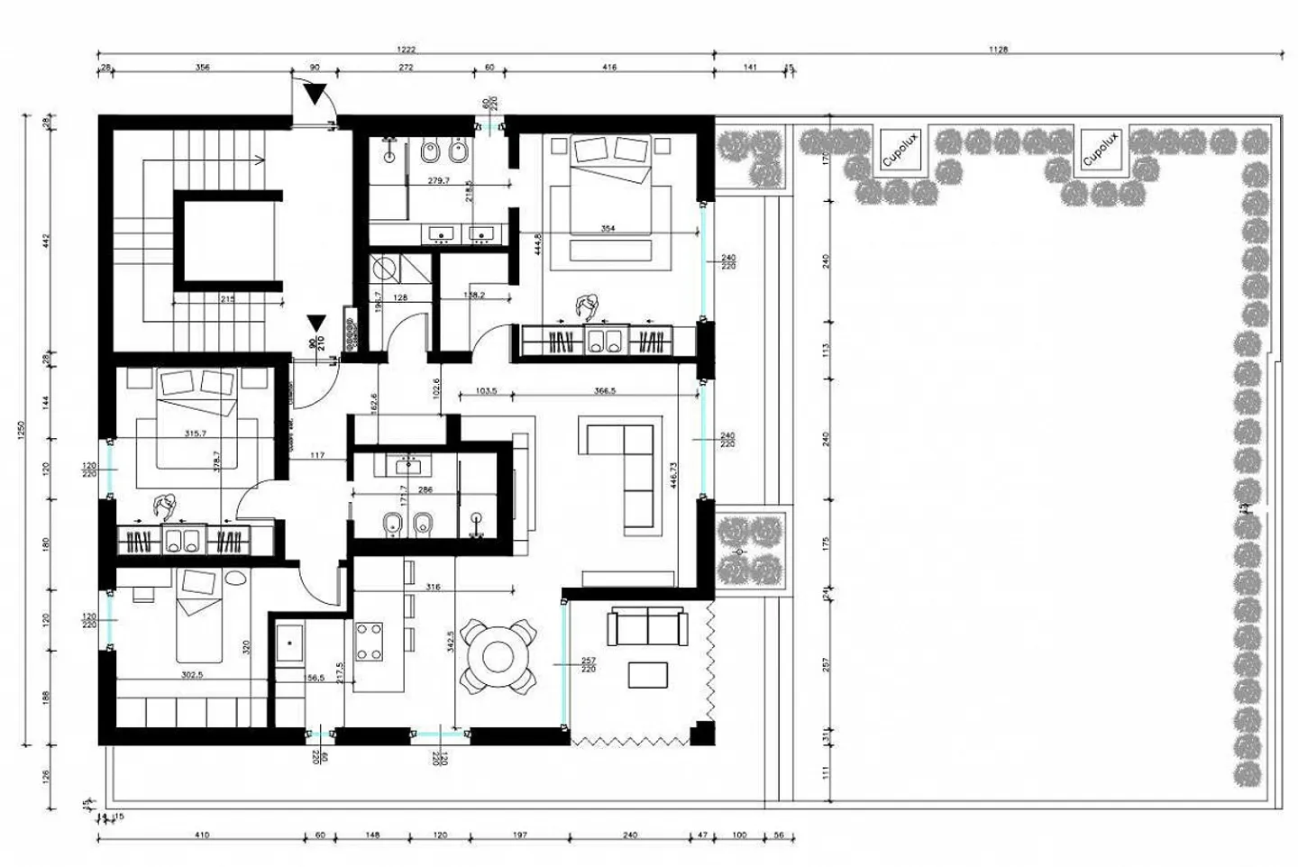 Prestigewohnung mit Privatgarten - Foto 4 von 10