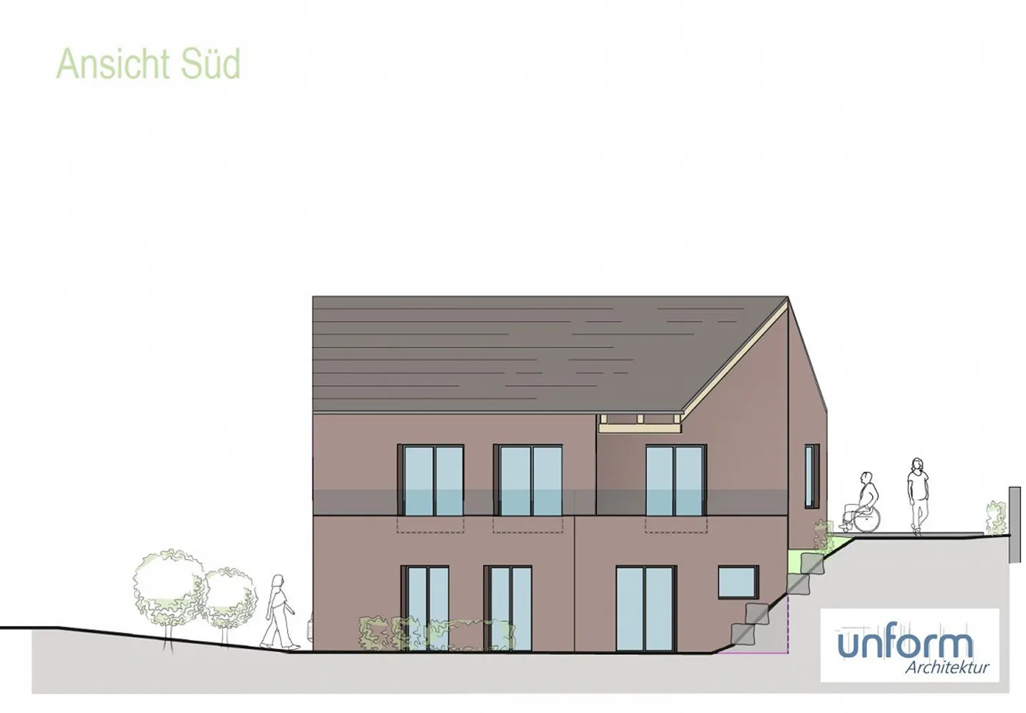 Appartamento al piano terra di 3 1/2 stanze con giardino a Hochwald (progetto di nuova costruzione) - Foto 2 di 5