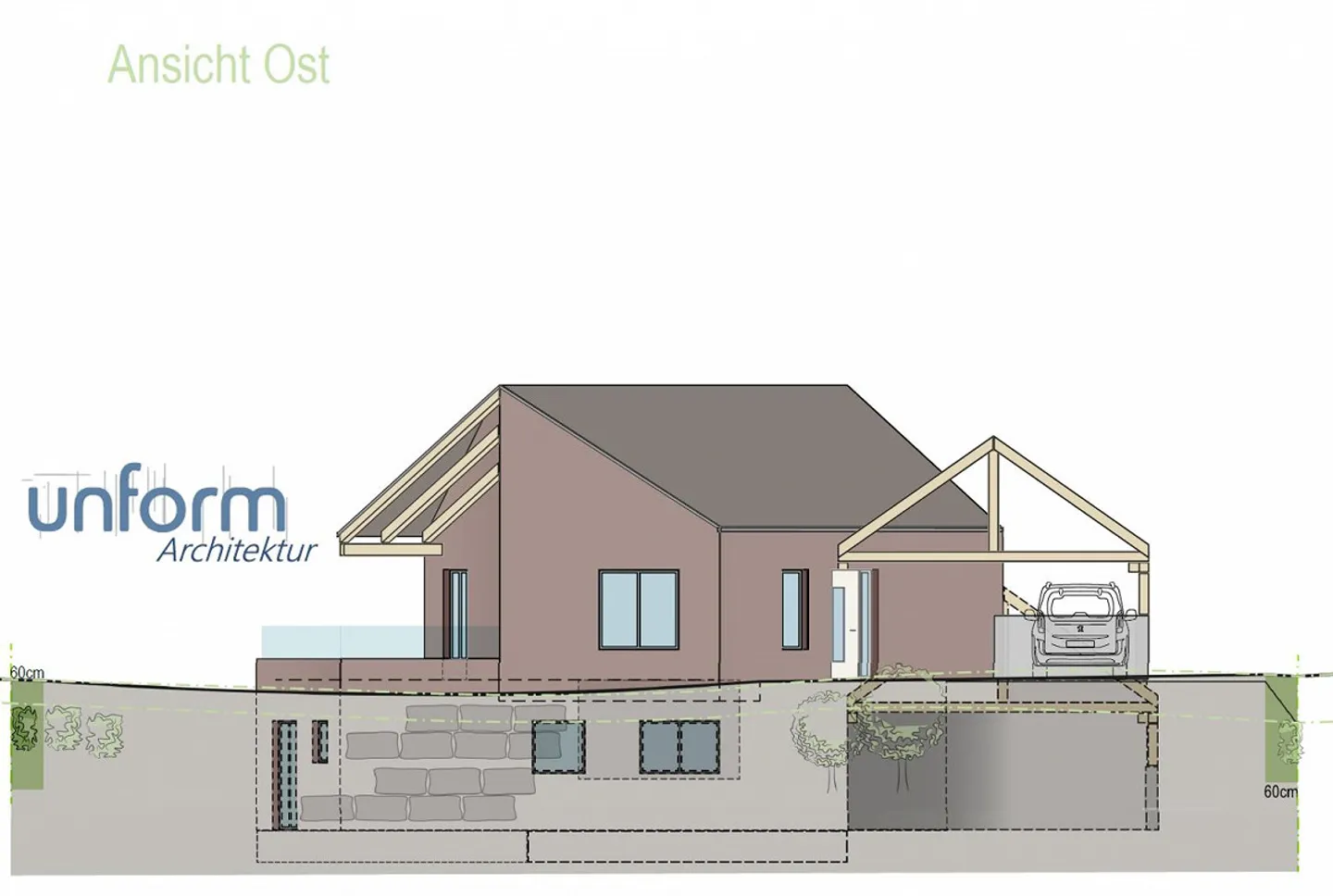Appartamento al piano terra di 3 1/2 stanze con giardino a Hochwald (progetto di nuova costruzione) - Foto 3 di 5